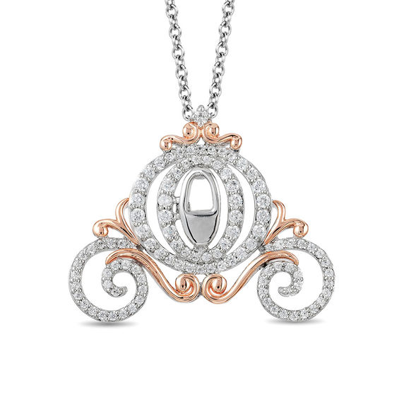 Zales cinderella carriage necklace discount