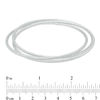 Thumbnail Image 2 of Made in Italy 6.8mm Diamond-Cut Interlocking Bangle in Sterling Silver - 8.0"
