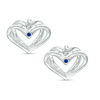 The Kindred Heart from Vera Wang Love Collection Mini Stud Earrings in Sterling Silver