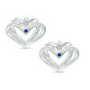 Thumbnail Image 2 of The Kindred Heart from Vera Wang Love Collection Mini Stud Earrings in Sterling Silver