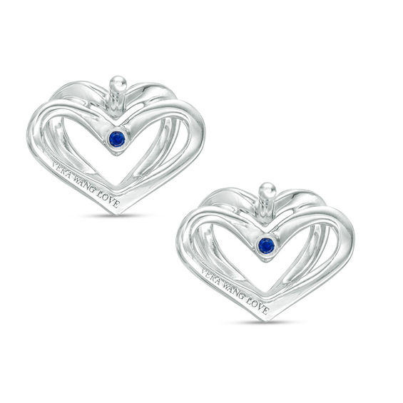 The Kindred Heart from Vera Wang Love Collection Mini Stud Earrings in Sterling Silver The Kindred Heart from Vera Wang Love Collection Mini Stud Earrings in Sterling Silver