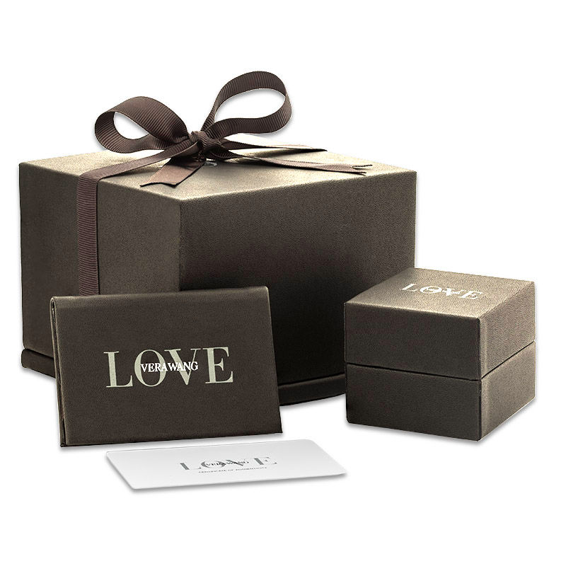Main Image 4 of The Kindred Heart from Vera Wang Love Collection Mini Stud Earrings in Sterling Silver