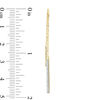 Diamond Accent Threader Earrings in 10K Gold