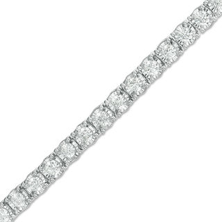 3 Ct T W Diamond Tennis Bracelet In 14k White Gold 7 25 3 Ct T W Diamond Tennis Bracelet In