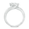 Thumbnail Image 2 of Ever Us® 5/8 CT. T.W. Two-Stone Diamond Bypass Ring in 14K White Gold