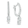 Thumbnail Image 0 of Ever Us® 1/2 CT. T.W. Two-Stone Diamond Drop Earrings in 14K White Gold