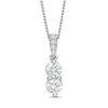 Thumbnail Image 0 of Ever Us® 1/2 CT. T.W. Two-Stone Diamond Pendant in 14K White Gold - 19"