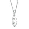 Thumbnail Image 1 of Ever Us® 1/2 CT. T.W. Two-Stone Diamond Pendant in 14K White Gold - 19"