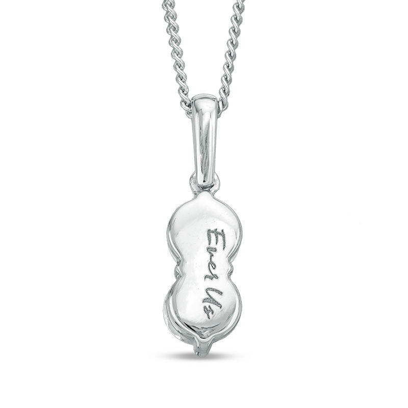 Ever Us® 1 CT. T.W. Two-Stone Diamond Pendant in 14K White Gold - 19"