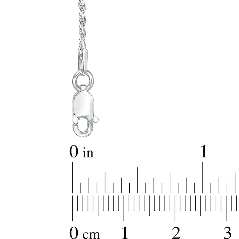 035 Gauge Rope Chain Necklace in Sterling Silver - 20"