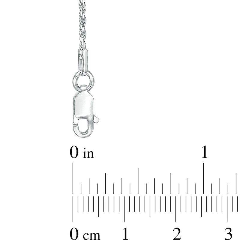 Main Image 4 of 035 Gauge Rope Chain Necklace in Sterling Silver - 20"