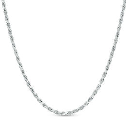 030 Gauge Rope Chain Necklace in Sterling Silver - 18&quot;