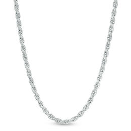 040 Gauge Rope Chain Necklace in Sterling Silver - 22&quot;