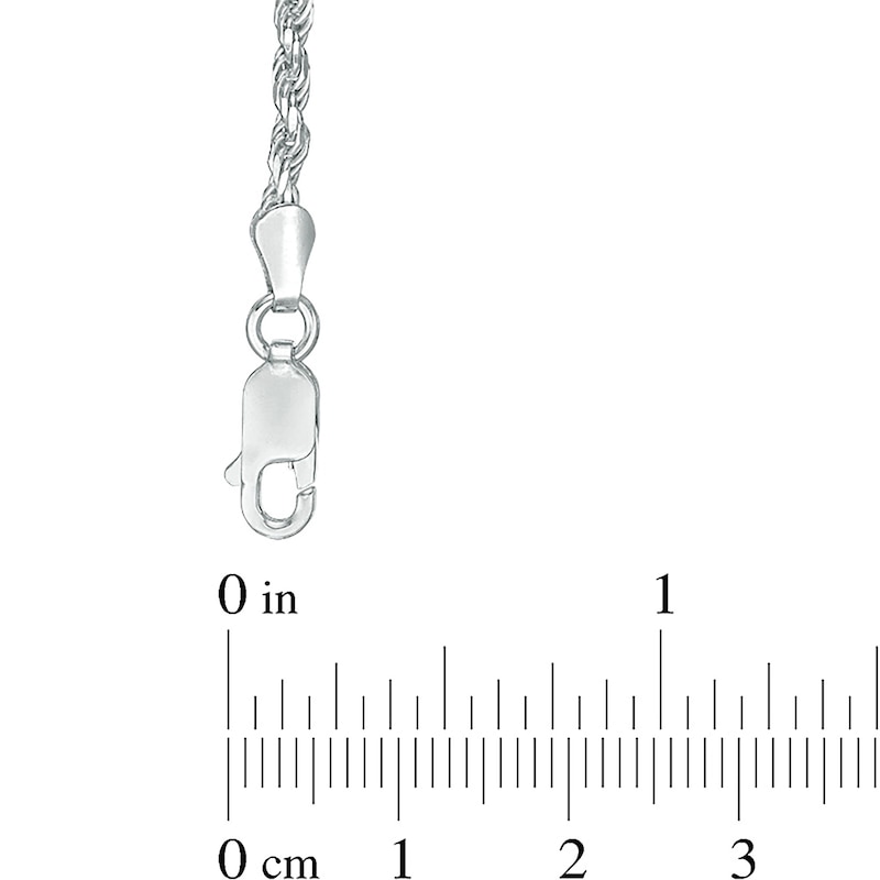 050 Gauge Rope Chain Necklace in Sterling Silver - 24"