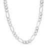 Thumbnail Image 0 of 6.5mm Figaro Chain Necklace in Sterling Silver - 24"