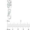 Thumbnail Image 2 of 7.9mm Figaro Chain Necklace in Sterling Silver - 30"