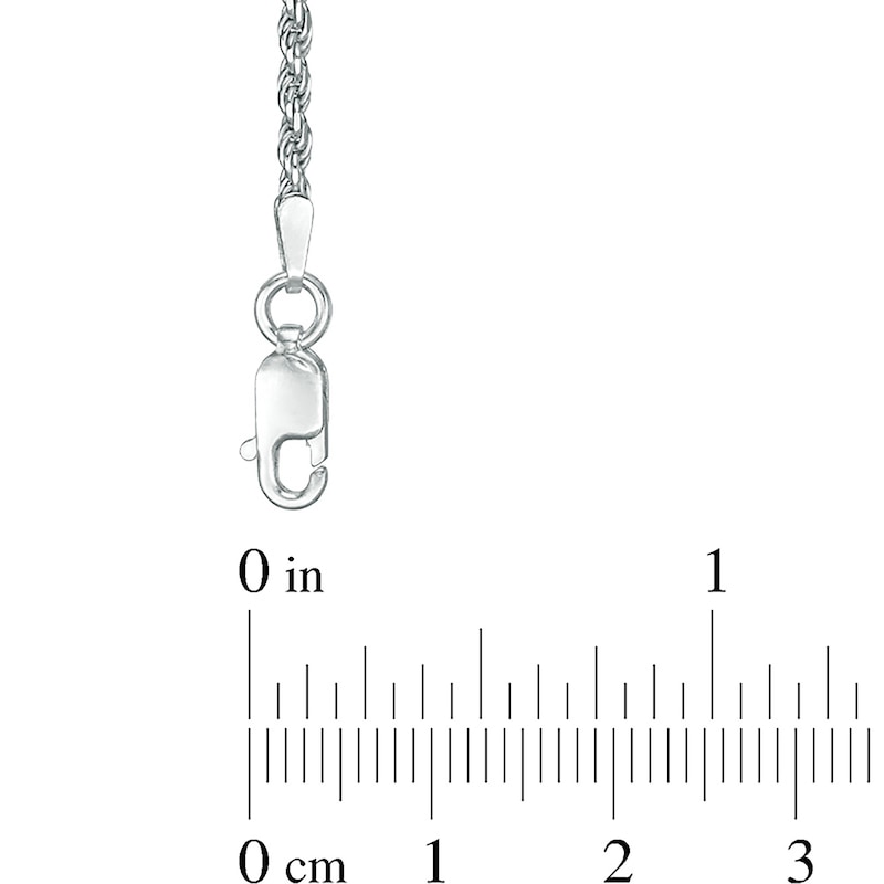 040 Gauge Rope Chain Necklace in Sterling Silver - 26"