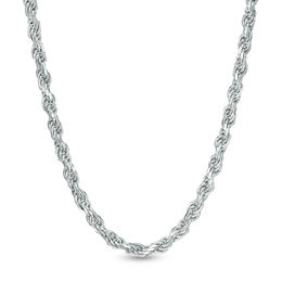 050 Gauge Rope Chain Necklace in Sterling Silver - 30&quot;