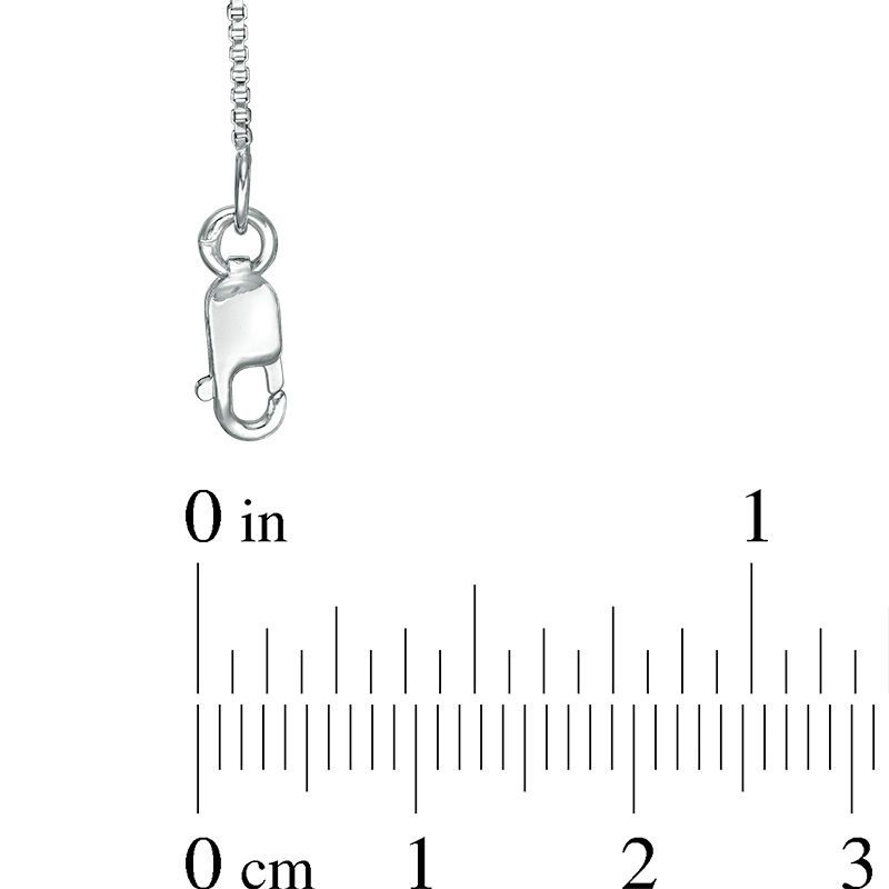 014 Gauge Box Chain Necklace in Sterling Silver - 18"