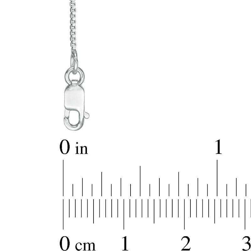 014 Gauge Box Chain Necklace in Sterling Silver - 20"