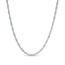 025 Gauge Singapore Chain Necklace in Sterling Silver - 18&quot;