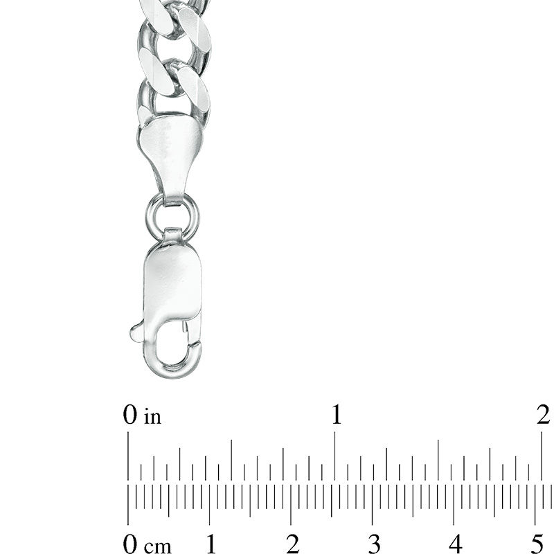 6.5mm Curb Chain Necklace in Sterling Silver - 24