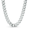 Thumbnail Image 1 of 6.5mm Curb Chain Necklace in Sterling Silver - 24"