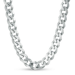 6.5mm Curb Chain Necklace in Sterling Silver - 24&quot;