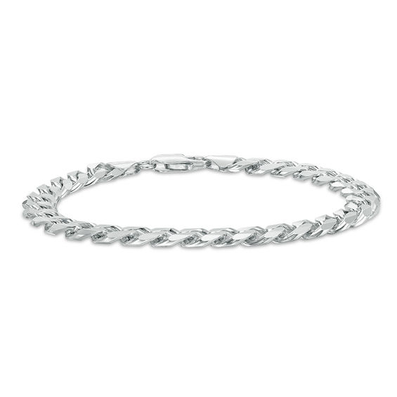 7.8mm Curb Chain Necklace in Sterling Silver - 24