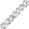 Thumbnail Image 1 of 7.8mm Curb Chain Bracelet in Sterling Silver - 8.5"