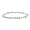 Thumbnail Image 3 of 7.8mm Curb Chain Bracelet in Sterling Silver - 8.5"