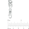 Thumbnail Image 4 of 7.8mm Curb Chain Bracelet in Sterling Silver - 8.5"