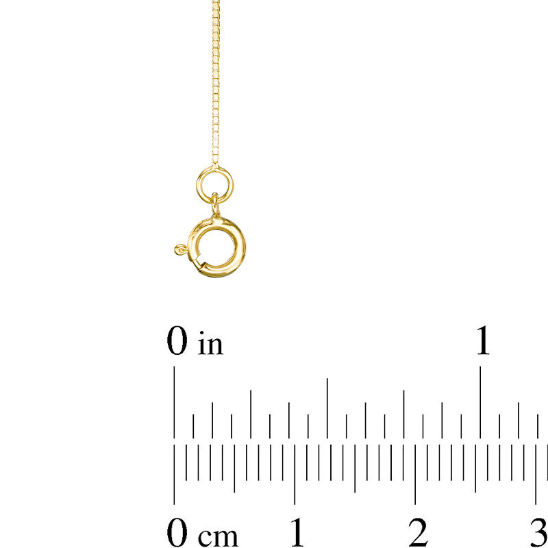 Main Image 2 of 0.55mm Box Chain Necklace in 14K Gold - 16&quot;