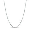 Thumbnail Image 1 of 0.55mm Box Chain Necklace in 14K White Gold - 16"