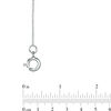Thumbnail Image 1 of 0.55mm Box Chain Necklace in 14K White Gold - 16"