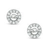 Thumbnail Image 1 of 1/4 CT. T.W. Diamond Frame Earring Jackets in 14K White Gold