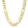 Thumbnail Image 0 of 5.0mm Figaro Chain Necklace in 14K Gold - 22"