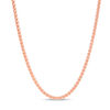 Thumbnail Image 1 of 040 Gauge Wheat Chain Necklace in 14K Rose Gold - 18"