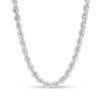Thumbnail Image 0 of 025 Gauge Rope Chain Necklace in 14K White Gold - 22"