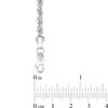 Thumbnail Image 1 of 025 Gauge Rope Chain Necklace in 14K White Gold - 22"