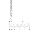 Thumbnail Image 2 of 025 Gauge Rope Chain Necklace in 14K White Gold - 22&quot;