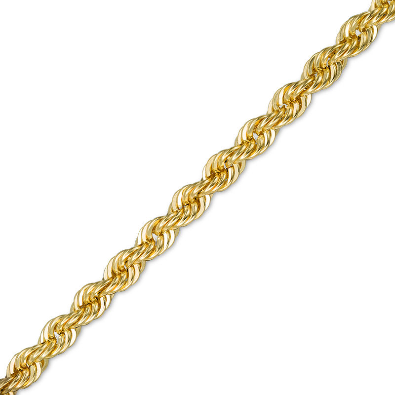 025 Gauge Rope Chain Bracelet in 14K Gold - 8.5"