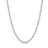 Thumbnail Image 1 of 030 Gauge Diamond-Cut Singapore Chain Necklace in 14K White Gold - 20"