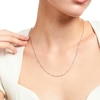 Thumbnail Image 1 of 030 Gauge Diamond-Cut Singapore Chain Necklace in 14K White Gold - 20"