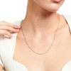 Thumbnail Image 2 of 030 Gauge Diamond-Cut Singapore Chain Necklace in 14K White Gold - 20"