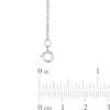 Thumbnail Image 4 of 030 Gauge Diamond-Cut Singapore Chain Necklace in 14K White Gold - 20"