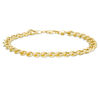 Thumbnail Image 2 of 7.0mm Curb Chain Bracelet in 14K Gold - 8.5"