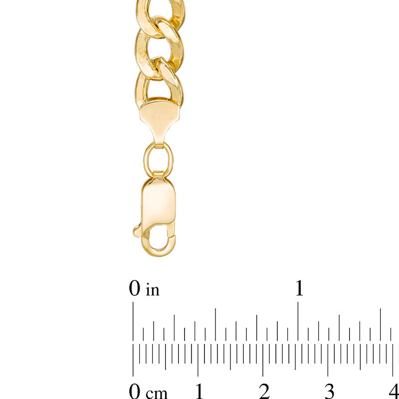 Main Image 2 of 7.0mm Curb Chain Necklace in 14K Gold - 24"