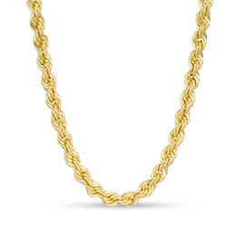025 Gauge Rope Chain Necklace in 14K Gold - 24&quot;