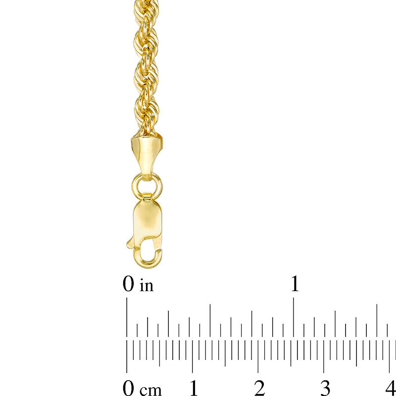 025 Gauge Rope Chain Necklace in 14K Gold - 24"